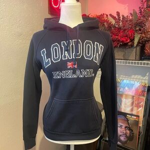 Navy London England Women's Hoodie